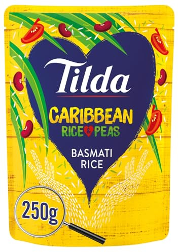 Tilda Microwave Caribbean Basmati Rice and Peas 250g