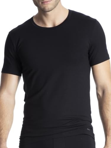 CALIDA Cotton Code T-Shirt Herren | Rundhals-T-Shirt, weiche Baumwollqualität und glatte Verarbeitung mit perfekter Passform