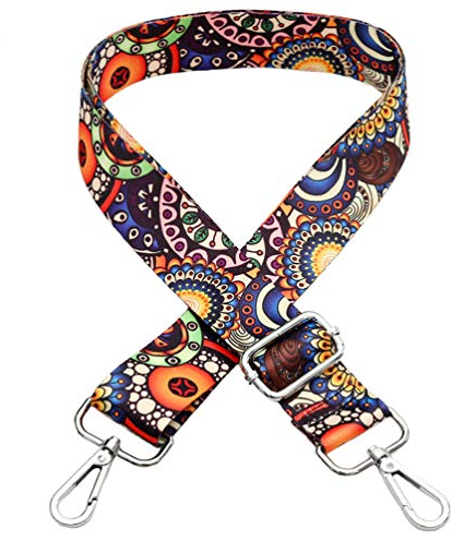 ZYLDK Mode Damen Taschengurt Bunter Schultergurt Längenverstellbarer Breiter Tragegurt für Handtaschen 78-140cm DIY Zubehör