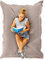 Green Bean Sitzsack 120x160cm 270 Liter Kinder & Erwachsene Bean Bag EPS Perlen Füllung Riesensitzsack Groß Draußen Outdoor Liegekissen Waschbar Wetterfest Lounge Chair Sitzkissen Bodenkissen Taupe