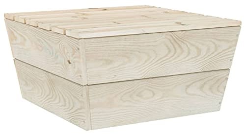 vidaXL Fichtenholz Imprägniert Gartentisch Balkontisch Couchtisch Beistelltisch Holztisch Tisch Terrassentisch Gartenmöbel 60x60x30cm