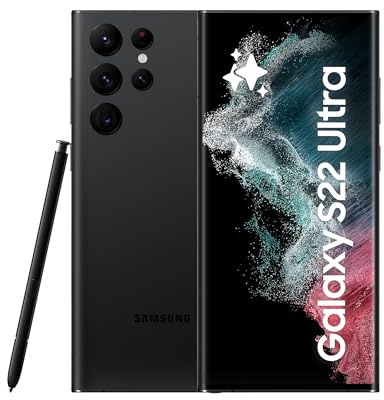 Samsung Galaxy S22 Ultra, Android Smartphone, 6,8 Zoll Dynamic AMOLED Display, 5.000 mAh Akku, 512 GB/12 GB RAM, Phantom Black, inkl. 36 Monate Herstellergarantie [Exklusiv bei Amazon]