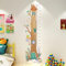 Cartoon-Wachstumsdiagramm, Höhe Messen, Wandaufkleber, Kinderzimmer, Dekor, Tier, Baumhaus, Baby, Kinderzimmer, Dekoration, Tapete
