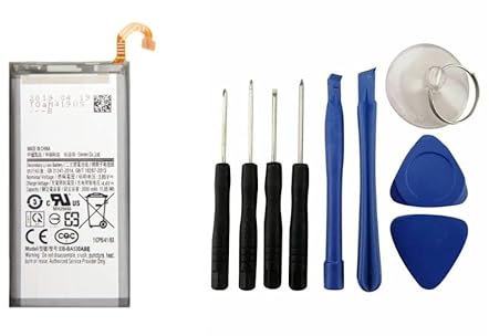 Audiosystem BATTERIA 3000MaH PER SAMSUNG GALAXY A8 2018 SM-A530 A530F EB-BA530ABE,INCLUSO KIT MONTAGGIO BATTERIA