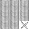 IPXEAD 200 Stück 25mm Silberne Schlüsselringe für Schlüsselanhänger Ring