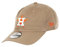 New Era Houston Astros MLB Team Khaki 9Twenty Unstructured Strapback Cap - One-Size
