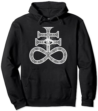 Das Leviathan-Kreuz — Satanisches Kreuz — Crux Satanus T-Shirt Pullover Hoodie