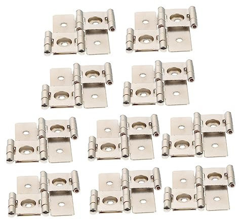 OSALADI 10pièces Charnière à Double Effet Charnières De Portail Armoire Angle De Porte Pour Paravent De Moustiquaire Fer