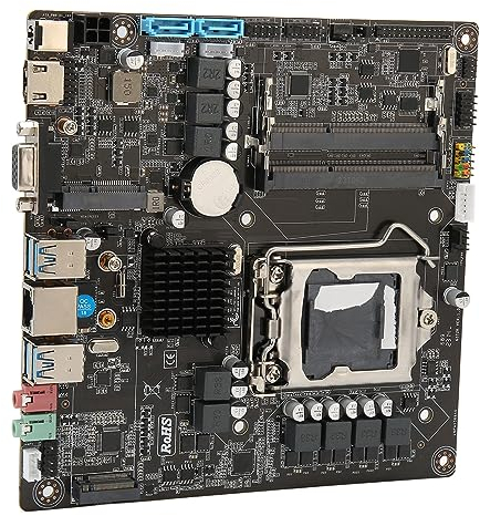 ASHATA Placa Base B250, Placa Base para Juegos Micro ITX, Placa Base LGA1151 de Doble Canal DDR3 Compatible con Puerto VGA RJ45 para 6.ª 7.ª 8.ª 9.ª Generación para CPU I5 9400