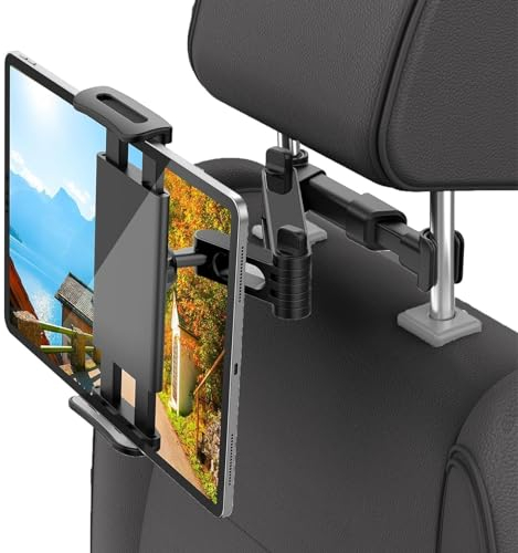 KAmakah Supporto per Tablet Auto, per iPad Air Mini 2 3 4 iPad 2018 PRO 9.7 10.5, Fire Kids 7 8, Kindle, Fire HD 10 Kids PRO, Phone e Tablet 4,7~10,5 Pollici