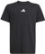 adidas Unisex Kinder Essentials T-Shirt, Black/White, 11-12 Years