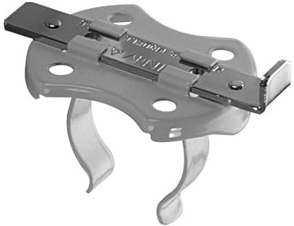 Merveille – Set aus 2 MINIMAX-Halterungen für Gusseisenheizkörper mit 2 bis 3 Rippen – Montage ohne Bohren – Für Heizkörperregale von 10 bis 15 cm Breite