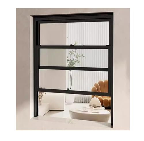 XILYZMO Schiebefenster Kippfenster, Isoliertes Mobilheimfenster, Mit 5 Mm Gehärtetem Glas Bündig Montiertes Fenster, Sondergröße Spielhaus Offenes Schiebefenster Für Scheunen(85X110CM)