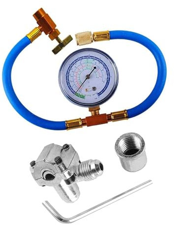 LEJIAJU Car Air Conditioner Refills Needle Valves Charging Solution Metal Piercing Valves Essential Tool For R134a Maintenance