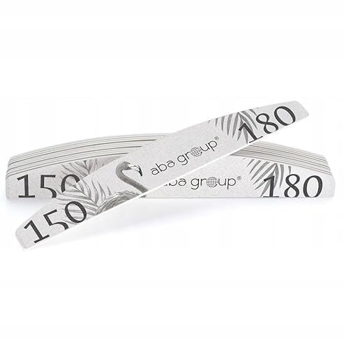 ABA GROUP Lot de 10 limes à ongles - Bateau 150/180 - Pour manucure et pédicure - Limes de qualité supérieure pour un limage lisse et uniforme - Idéal pour les ongles en gel