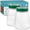 HEFTMAN Fermenting Jar with 1 Way Air Release Vent - 1.4 Litres, 2 Pack - Ideal for Safe Fermentation for Kefir, Kimchi, Sauerkraut, Sourdough Starter, Overnight Oats - Fermentation Jars x 2 (Green)