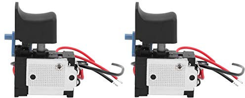 2Pcs Power Tool Switch Trigger Switch Universal Speed Control Button Electric Angle Grinder Accessory for Hand Electric Drill