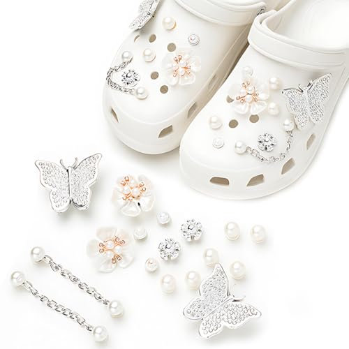 BCHKO 1 set Schuh Charms Schuh Anstecker Crocs-Stecker Set PVC Shoe Charm Clog-Dekor für Mädchen Frauen Kinder