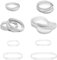 Elastic Bands Heavy Duty 80Pcs Thick rubber bands Natural Strong Money Elastic Bands Wide Rubber Band Stationary Stretchable Bands for Home School Office Workshop Accessories,White（38/50/60/70 * 5mm）