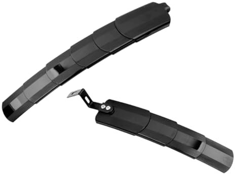 HEMOTON 1 Satz Fahrrad Mudguard Tragbares Schutzblech für Mountainbikes Leichte und Langlebige Kunststoffkonstruktion Optimaler Spritzwasserschutz für Outdoor Aktivitäten