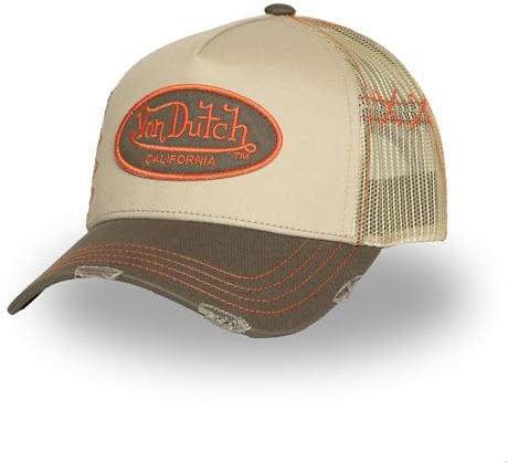 Von Dutch Cap Herren Schwarz Blau Grau Vintage Logo | Cap Baumwolle Geschenk Originell