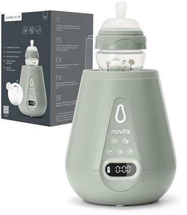 Nuvita 1170 | Scalda Biberon Neonato | Sterilizzatore Biberon | Scaldabiberon Digitale | Scaldabiberon e Sterilizzatore | Scaldalatte Elettrico Neonato | Scaldabiberon Veloce | Scaldapappa Neonati