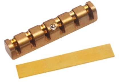 mophrati Guitar Bridge Nut Brass Roller Nut Replacement Improves Tone Essential For Maintaining 6 Strings Bass Guitar Sound Bass Electric String Replacement Parts