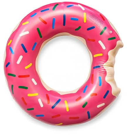 JOVYTH Salvagente per Bambini e Ragazzi | Ciambella Gonfiabile 80cm Rosa | Anello Nuoto da 10-15 Anni per Mare e Piscina, Durevole & Sicuro