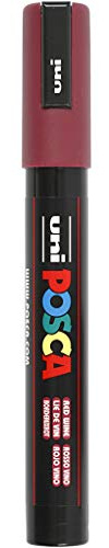 Uni-Posca Acrylic Markers, red Wine, One Size