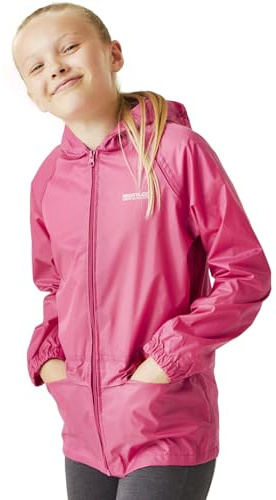 Regatta Kids' Stormbreak Waterproof Jacket Wind Resistant Hooded Outdoor Coat