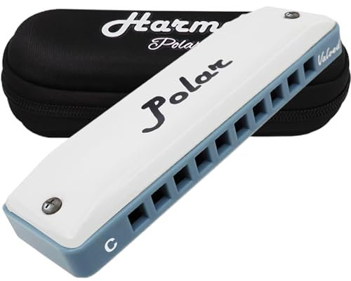 Diatonic harmonica HARMO POLAR key of C Valved - Harmonica for Blues, Jazz