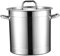 Acero Inoxidable - grande de la Olla de 40 cm, acero inoxidable ollas cazuela de sopa de cocido for ollas y tapas