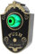 Halloween Türklingel, Einäugige Türklingel Tür Hängende Augapfel Türklingel für Halloween Party(P018 one-eyed doorbell black)