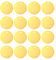Milisten 25 Stück Stempel Blanko Tags Aluminiumlegierung Runde Tag mit Loch Haustiere Blank Tag Traktionsseil Anhänger Zubehör für Welpen Haustier DIY 3. 5Cm/ 1. 4In (Gelb)