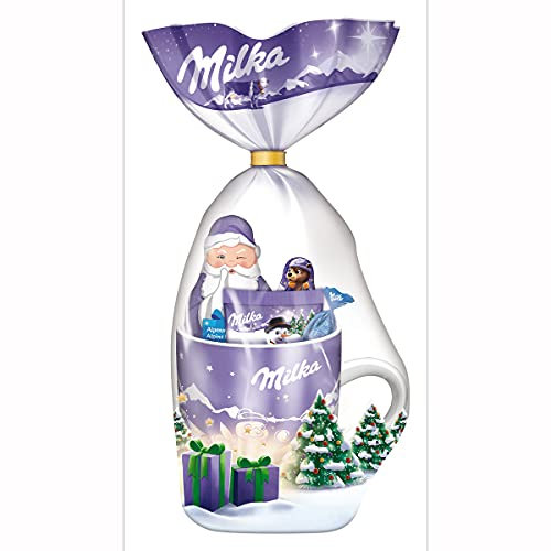 Milka Weihnachtsbecher Mischung mit Alpenmilchschokolade 99g