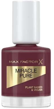 Max Factor, Miracle Pure Nail Polish, Laca de uñas Tono 373 Regal Garnet,12 mL