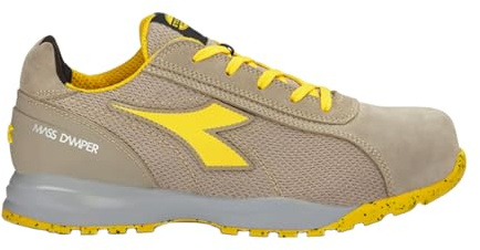 Diadora Unisex Glove MDS Text Low S1p HRO SRC Sneaker, Moon Rock Grey, 46 EU