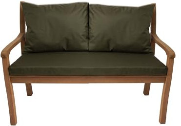Bankauflage für Gartenbank- Polsterauflage für & Hollywoodschaukel-Gartenschaukel Kissen-hollywoodschaukel Kissen-bankkissen Outdoor (120 x 60 x 50 cm, Grün)