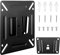 CTDMJ,Soporte de pared para monitor de la mayoría de televisores de 14 a 24 pulgadas, se adapta a 16 19 20 23 pulgadas, soporte de montaje para monitor pequeño de caravana (negro)