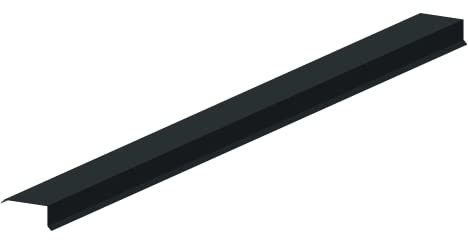 4 Home & Garden | Giebelabdeckung Giebelblech | Ortgangblech Dachblech Winkelblech Satteldach | Alu Anthrazit 200cm