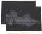 Ciieeo Kinderspielzeug 2Pcs Schwarzer Kratzer Kunst Papier Kratzer von Papiermalerei Nacht View Scratchboard City Serie Kratzpapier Kratzer Art Materialien Louvre Hausbedarf
