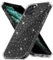 Svanove for iPhone 11 Pro Max Case Clear Glitter, Cute Sparkle Bling Sparkly Shiny Cover for Women Girly Aesthetic Design, Transparent Thin Slim Flexible Soft TPU Airbag Bumper, Non-Yellowing, Clear