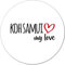 Huuraa Magnet KOH Samui My Love Geschenk Kühlschrankmagnet 59mm Flaschenöffner KOH Samui Geschenkidee