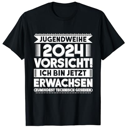 Jugendweihe 2024 Geschenk Jugendweihe T-Shirt