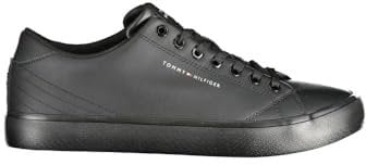 Tommy Hilfiger Zapatillas Sneaker para Hombre, Negro (Black), 45 EU
