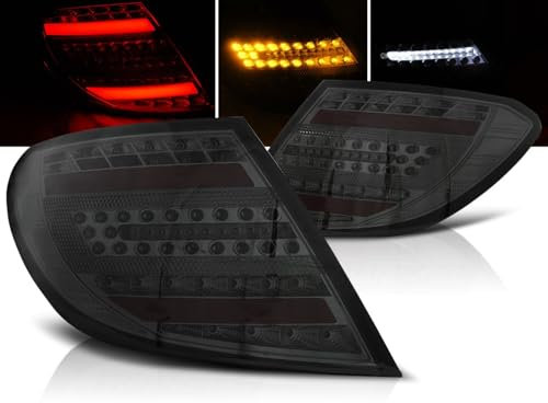 Tuning-Tec LED Lightbar Rückleuchten in smoke für Mercedes C-Klasse W204 Limo 2007-2010