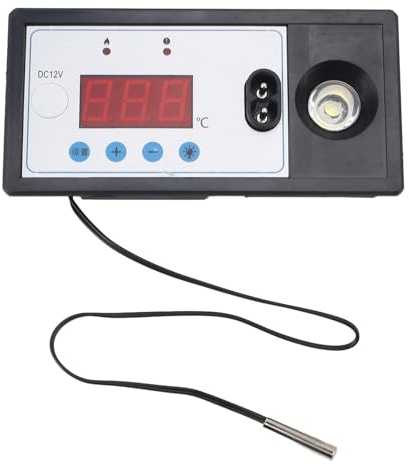 Inkubator-Temperaturregler, Automatischer Intelligenter Eier-Brutmaschinen-Thermostat, Inkubator-Temperatursensor mit Lampe, Geflügel-Brutmaschinen-Thermostat