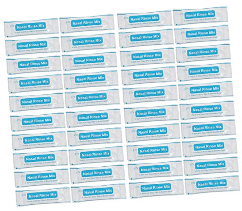 HAPINARY Paquetes De Sal Nasal Para Lavado Nasal Sal Fisiológica Sin 2,7 g x 80 Sobres De Rápida Disolución Uso Diario Seguro Para Adultos y Niños y Limpieza Profesional