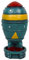 Applysu Bomben Aufbewahrungsbox 3D Mini Atombomben Modell Nuke Statue Rocket Model Figurines Bomben Fallout Dekor für Halloween Home Desktop Tisch Veranda Haushalt Wohnzimmer.