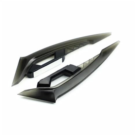XNASU Upgrade Für Yamaha Raptor 700 700R 350 660R YFM YFZ450 Frontverkleidung Flügel Seitenspoiler Aerodynamischer Flügel(Transparent Black)